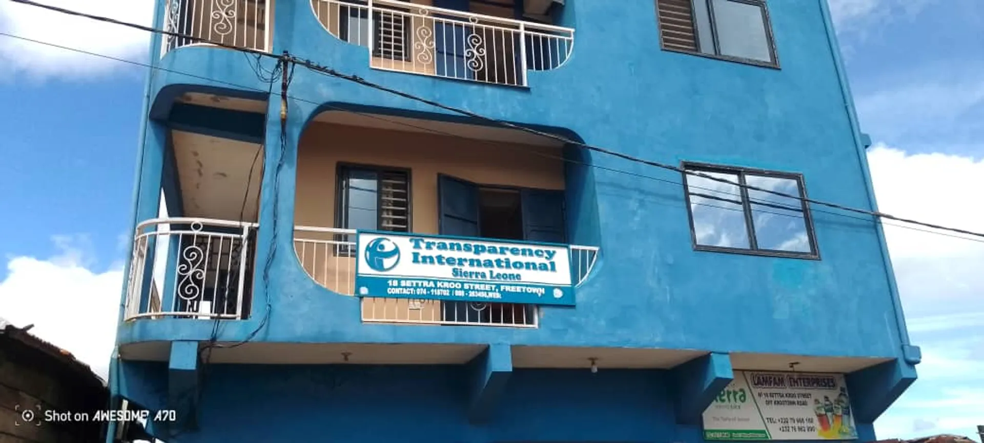 Transparency International Sierra Leone - TISL anti-corruption campaign banner image